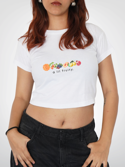 A LIL FRUITY | CROPPED TEE