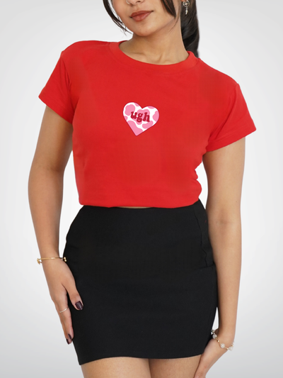 UGH CROPPED TEE