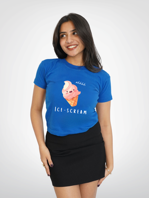 ICE SCREAM CROPPED TEE