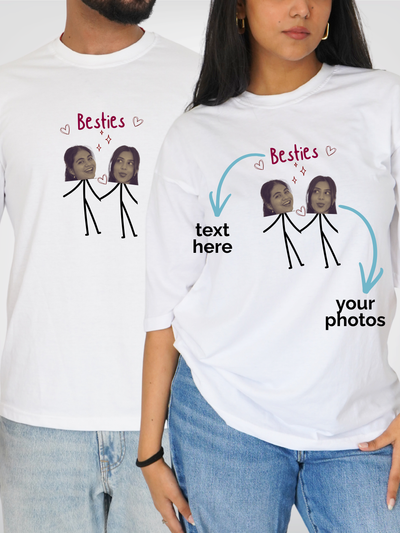 CUSTOMISABLE MATCHING TEES | DUO