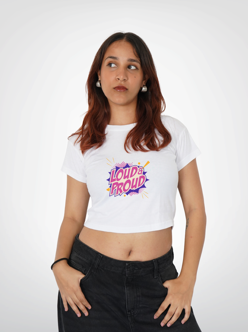 LOUD & PROUD | CROPPED TEE