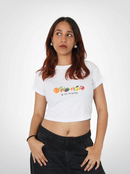 A LIL FRUITY | CROPPED TEE