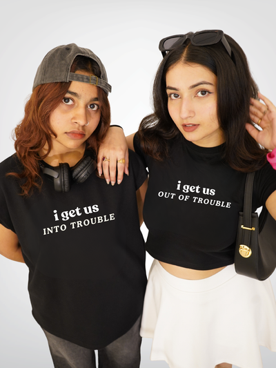 I GET US INTO/OUT OF TROUBLE | DUO