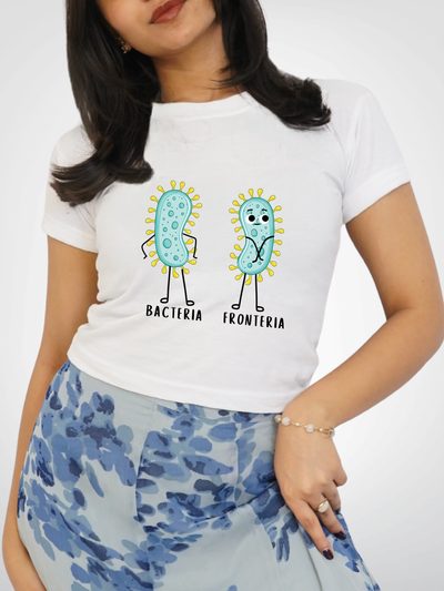 BACTERIA- FRONTERIA CROPPED TEE