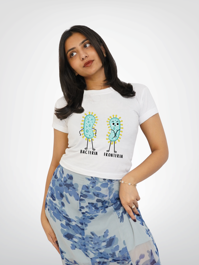 BACTERIA- FRONTERIA CROPPED TEE