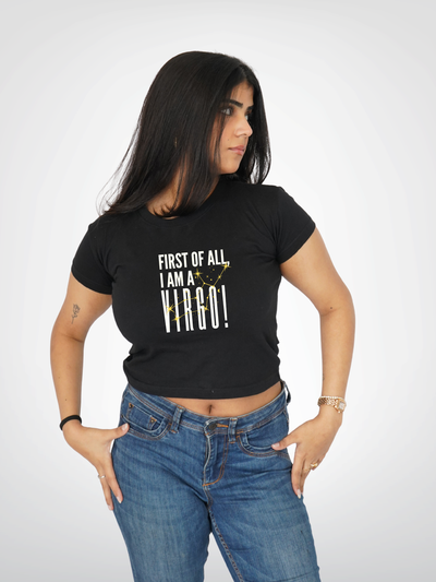 VIRGO CROPPED TEE