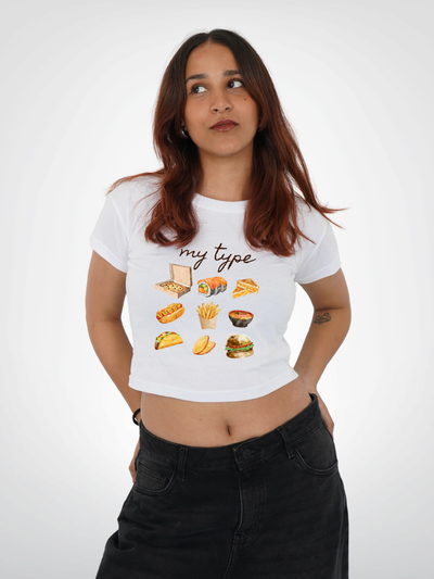 MY TYPE CROPPED TEE