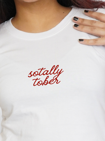 SOTALLY TOBER CROPPED TEE