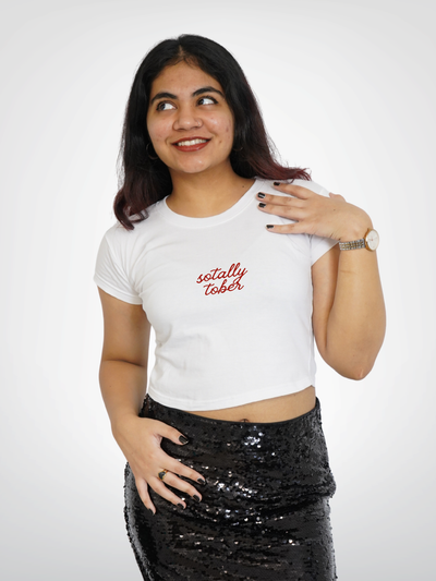 SOTALLY TOBER CROPPED TEE