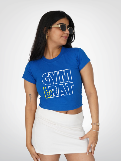 GYM BRAT CROPPED TEE