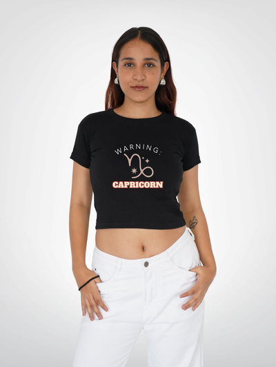 CAPRICORN CROPPED TEE