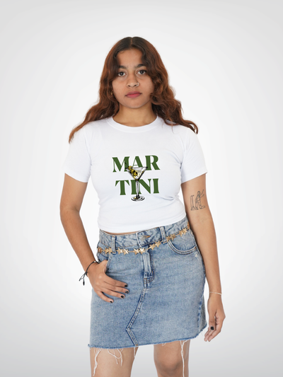 MARTINI CROPPED TEE
