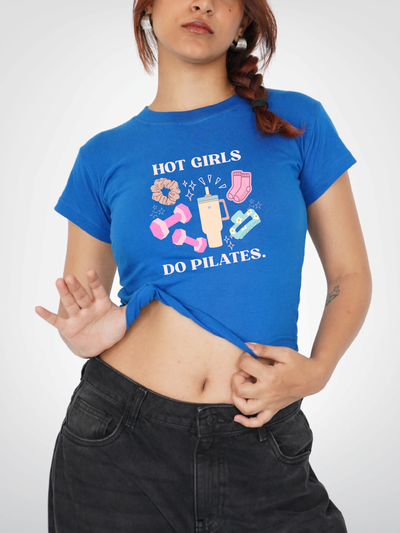 HOT GIRLS DO PILATES | CROPPED TEE