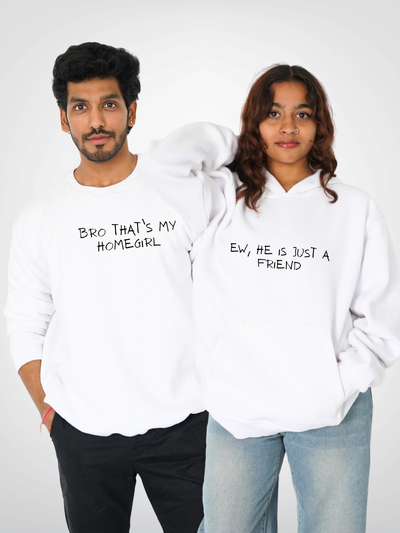FRIENDZONED SWEAT AND HOODIE | DUO