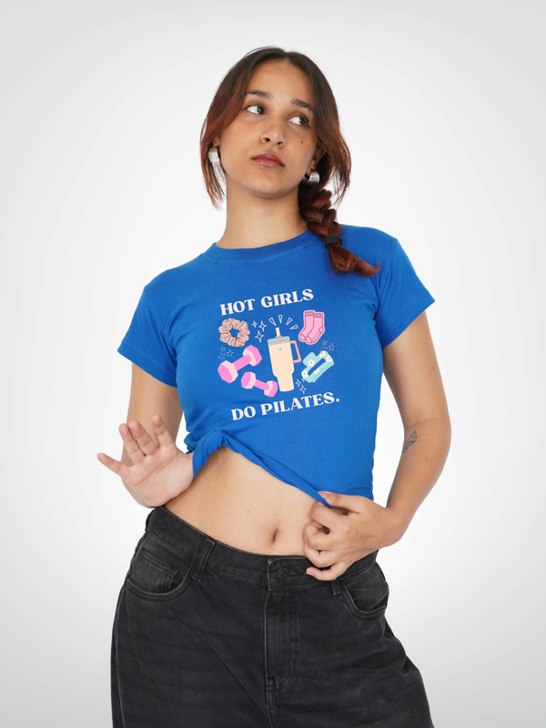 HOT GIRLS DO PILATES | CROPPED TEE