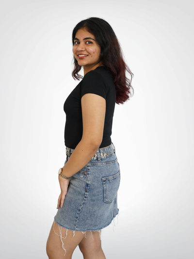 TIME OUT CROPPED TEE