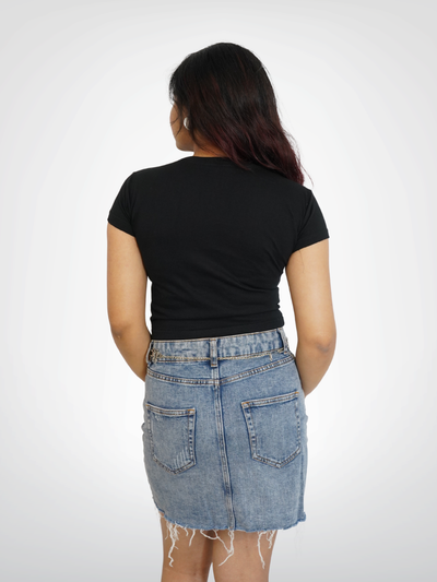 TIME OUT CROPPED TEE
