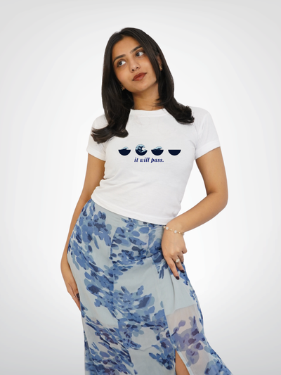 IT WILL PASS CROPPED TEE