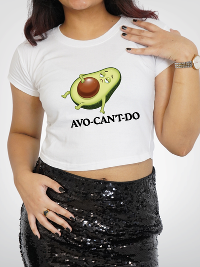 AVO CANT-DO CROPPED TEE
