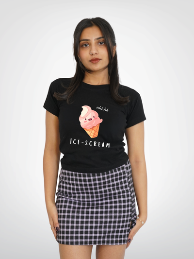 ICE SCREAM CROPPED TEE