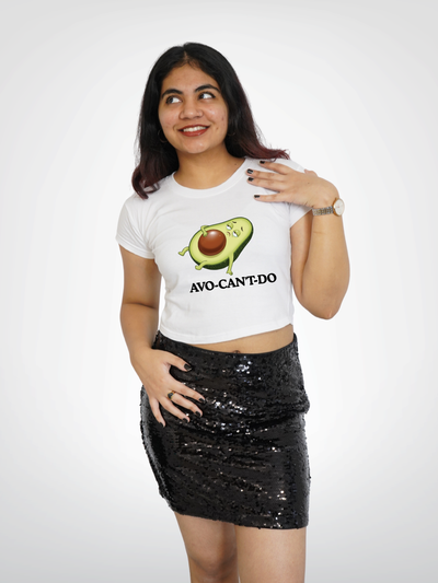 AVO CANT-DO CROPPED TEE