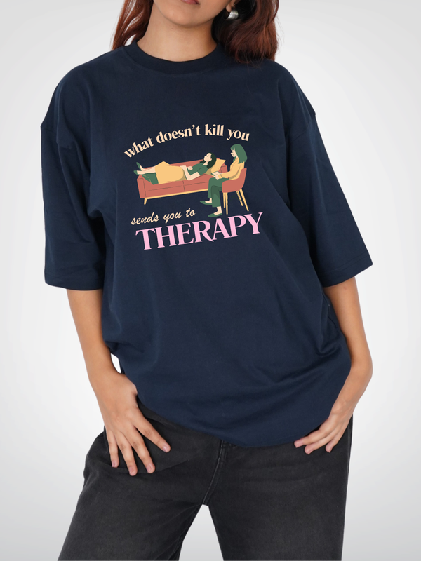oversized tshirt navy blue