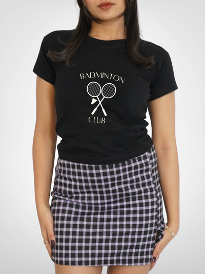 BADMINTON CLUB | CROPPED TEE