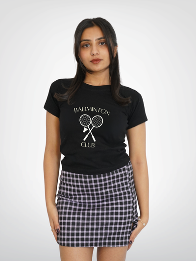 BADMINTON CLUB | CROPPED TEE