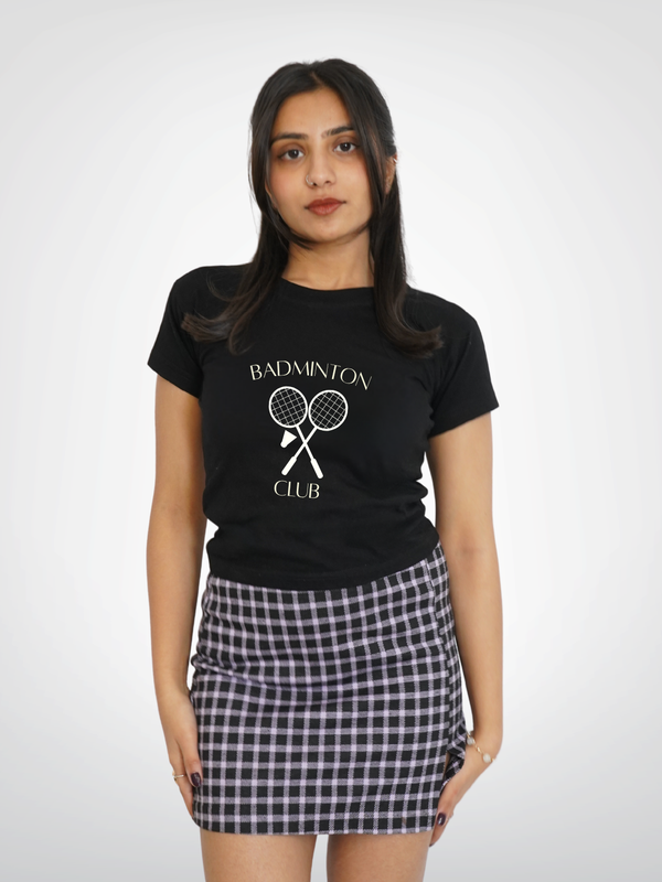 BADMINTON CLUB | CROPPED TEE