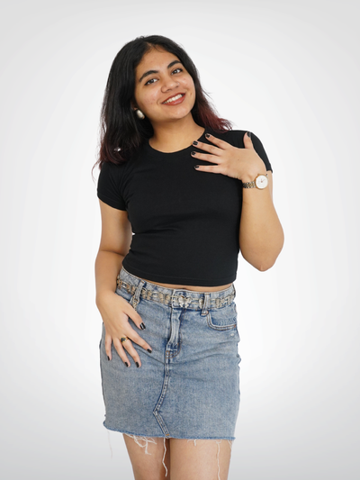 BASIC CROPPED TEE | WOMEN'S