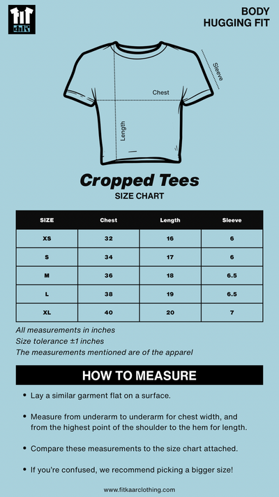 BAKING CREW CROPPED TEE