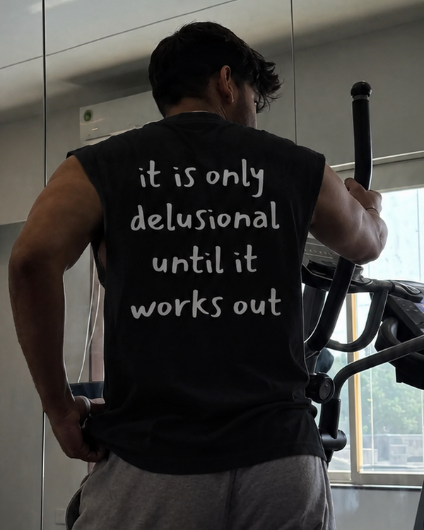 black boxy vest