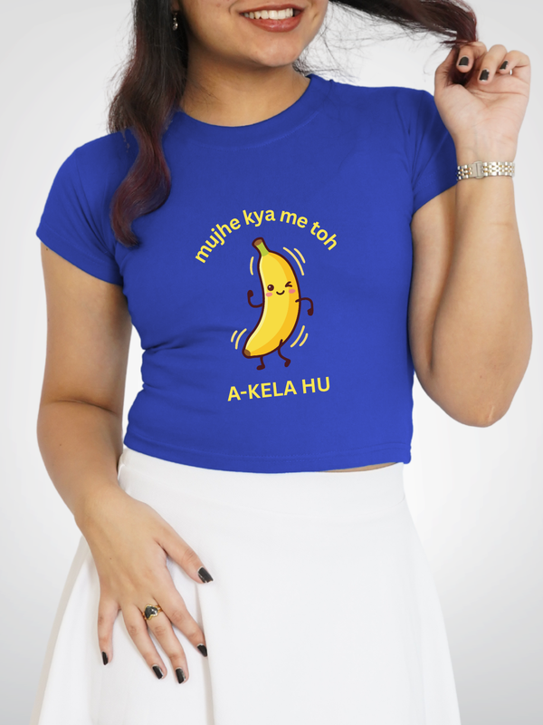 AKELA HU CROPPED TEE